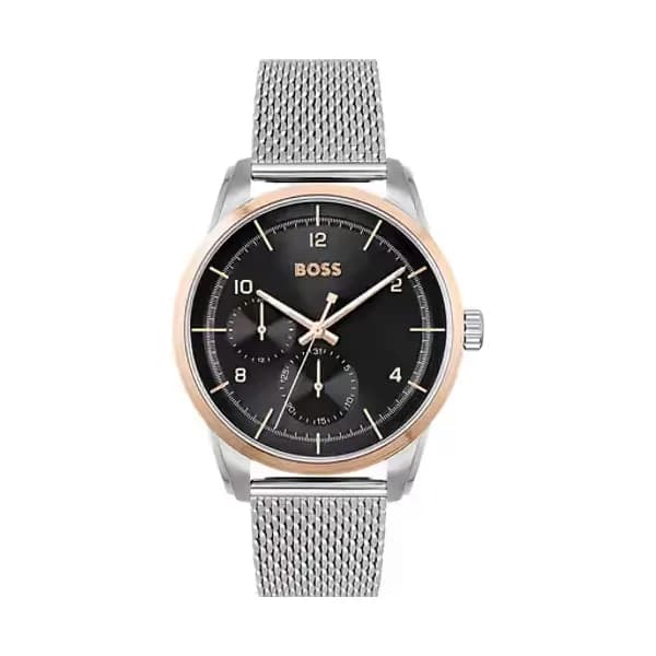 Hugo Boss Montre Analogique Homme Boss Acier Gris 1513961