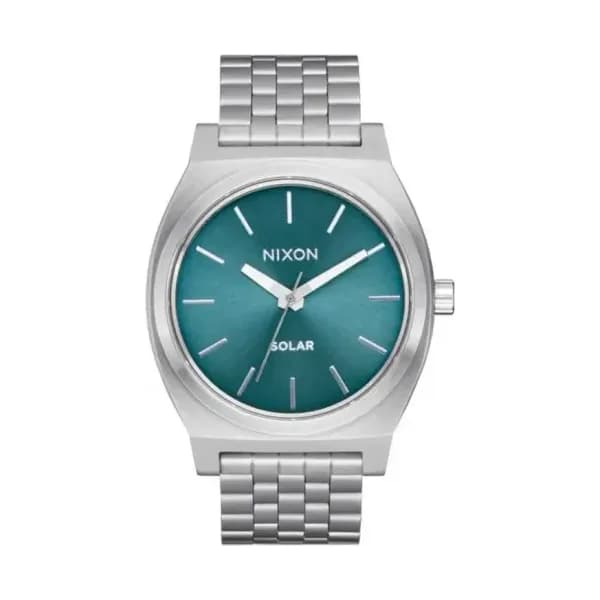 Nixon Montre Time Teller Solar Silver / Dusty Blue Sunray A1369 5161-00
