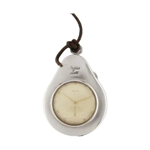 Zenith Montre à gousset Zenith avec protège montre Argus Circa 1960