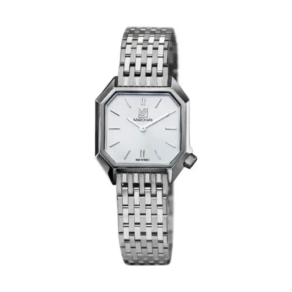 March LA.B Dandy Mansart Electrique - White - Acier poli-brossé 9 Maillons