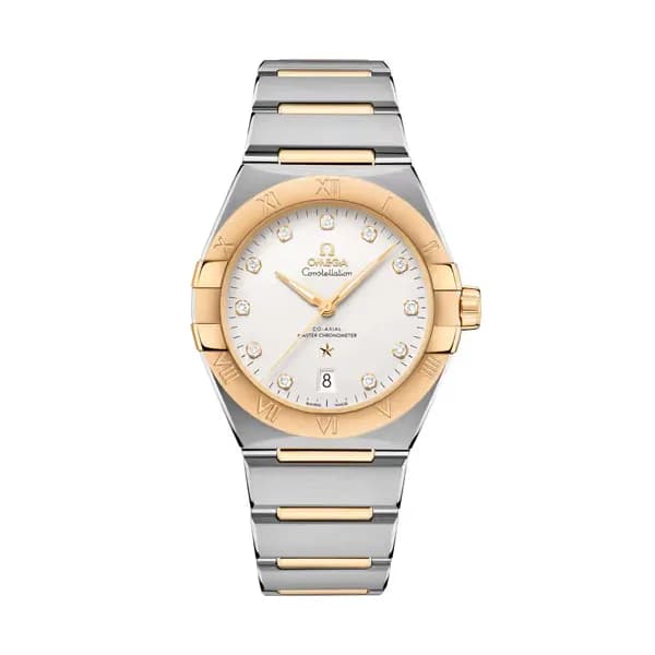 Omega Constellation 39 mm, acier - or jaune sur acier - or jaune