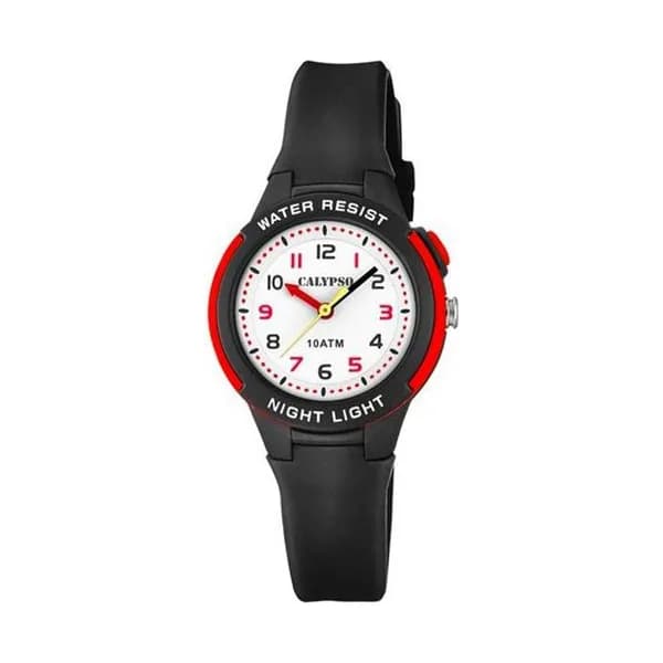 Calypso Montre Calypso en Plastique Noir