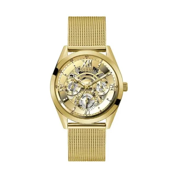 Guess Montre Homme GUESS TAILOR en Acier Jaune Etanche