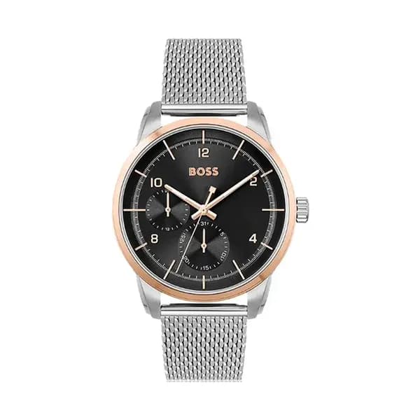 Hugo Boss Montre Boss en Acier Argenté