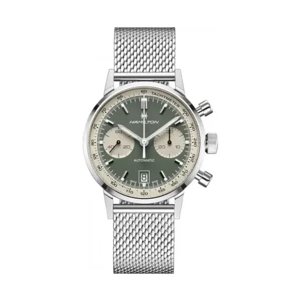 Hamilton Montre Hamilton American Classic Intra-Matic à remontage Manuel Bracelet Acier