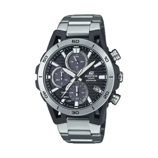 Casio Edifice Montre Chrono Solaire Saphir EFS-S640D-1AVUEF