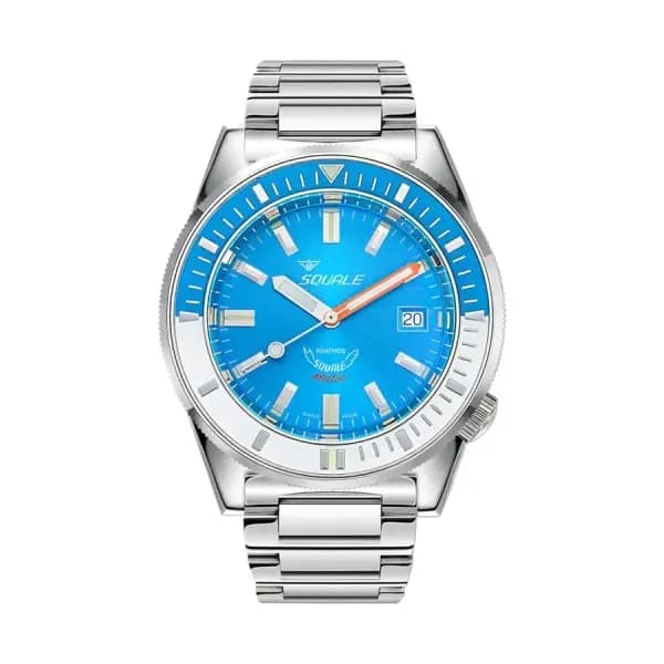 Squale Montre Matic Light Blue Bracelet MATICXSE.SQ22L