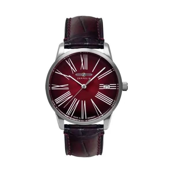 Zeppelin Montre Zeppelin Flatline Ladies Quartz Cadran Bordeaux - 83455