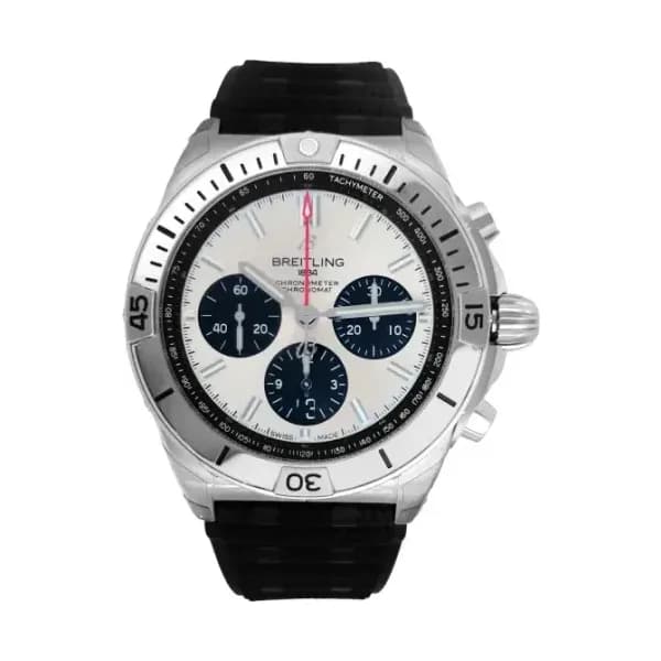 Daniel Gérard Montre Occasion Breitling Chronomat B01 42mm Bracelet Caoutchouc