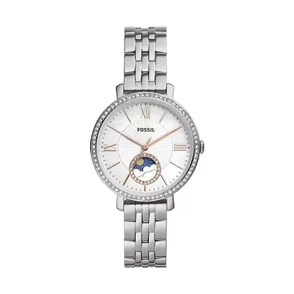 Fossil Montre Femme FOSSIL JACQUELINE en Acier Gris Etanche