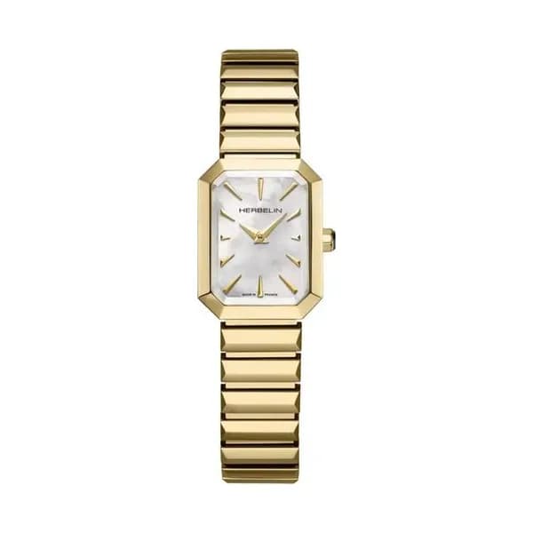 Michel Herbelin Montre Herbelin Collection Octognone en Acier et PVD Doré
