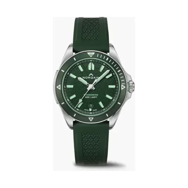 NORQAIN Montre Norqain Adventure 40mm Cadran Vert Foncé Bracelet Caoutchouc