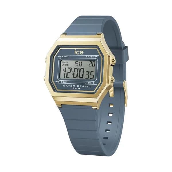 Ice Watch Montre Ice Watch Collection Ice Digit Retro en Silicone Bleu