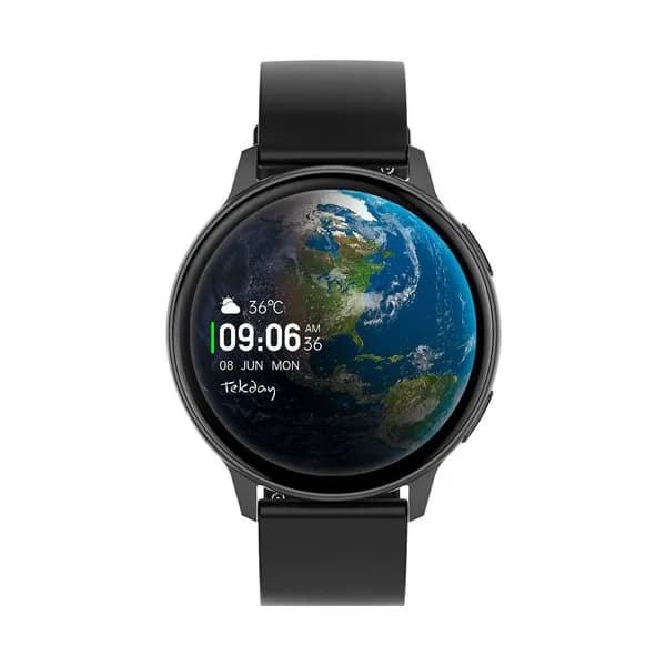 Tekday Montre Connectée Tekday en Silicone Noir