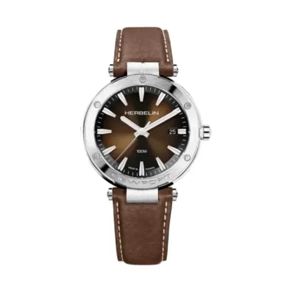 Michel Herbelin Montre Herbelin Newport Chronograph Homme Quartz Chronographe - 12288A27MA