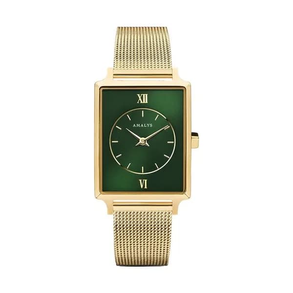 Amalys Montre Amalys Collection Hepburn en Acier et PVD Doré