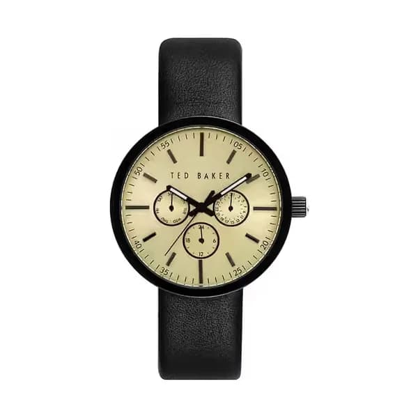 Ted Baker Montre Homme TED BAKER en Cuir Noir Etanche