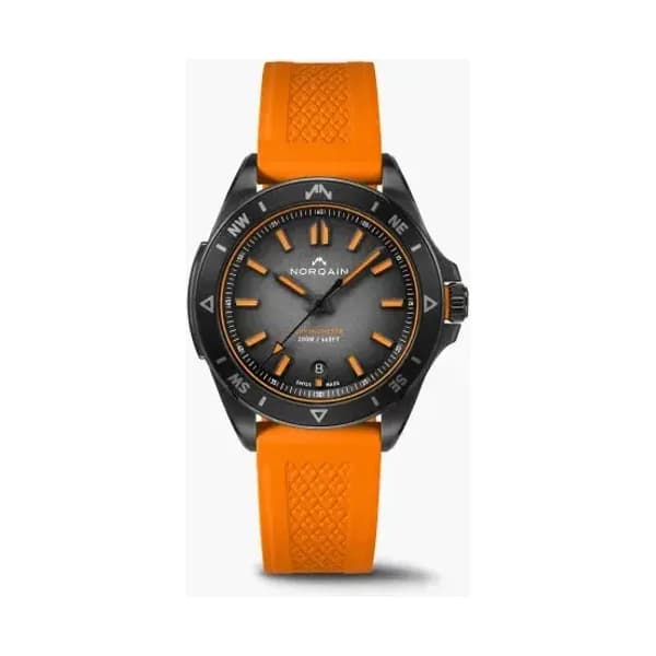 NORQAIN Montre Norqain Adventure Neverest 40mm Edition Limitée Bracelet Caoutchouc Orange