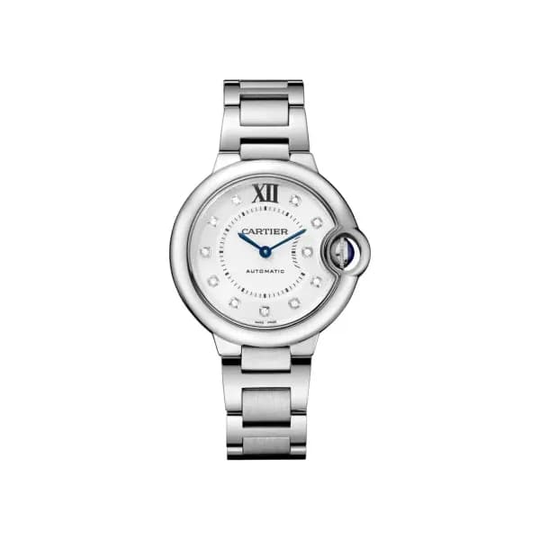 Cartier Montre Femme Ballon bleu Argenté