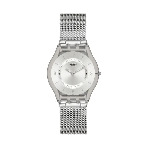 Swatch Montre Swatch Skin Classic Biosourced en Métal Argenté