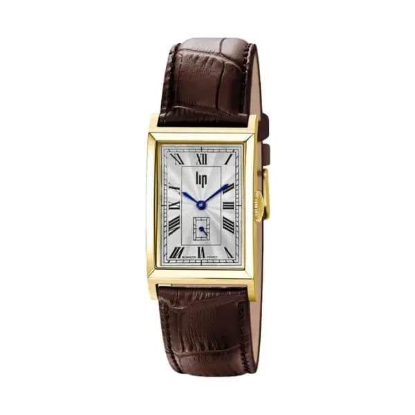 Lip Montre Lip Churchill T24 - Homme - cadran Argent Soleillé- - Acier et PVD Doré - 671928