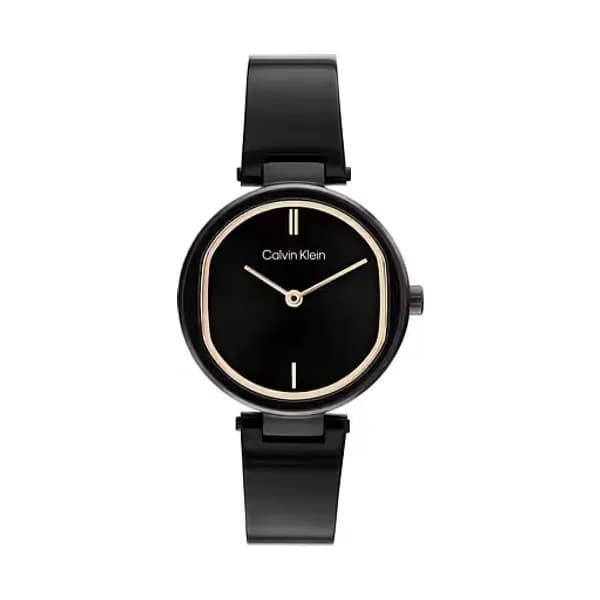 Calvin Klein Montre Femme CALVIN KLEIN en Acier Noir