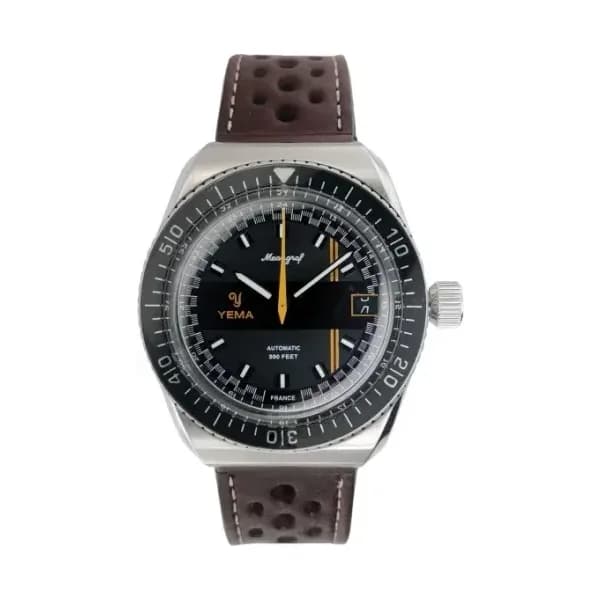 Daniel Gérard Montre Occasion Yema Meangraf Sous-Marine Y60 Bracelet Cuir