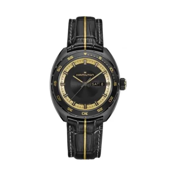 Hamilton Montre Hamilton American Classic Pan Europ Day Date Resident Evil auto 42 mm