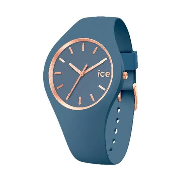 Ice Watch Montre Ice Watch Collection Ice Glam Brushed en Silicone Bleu