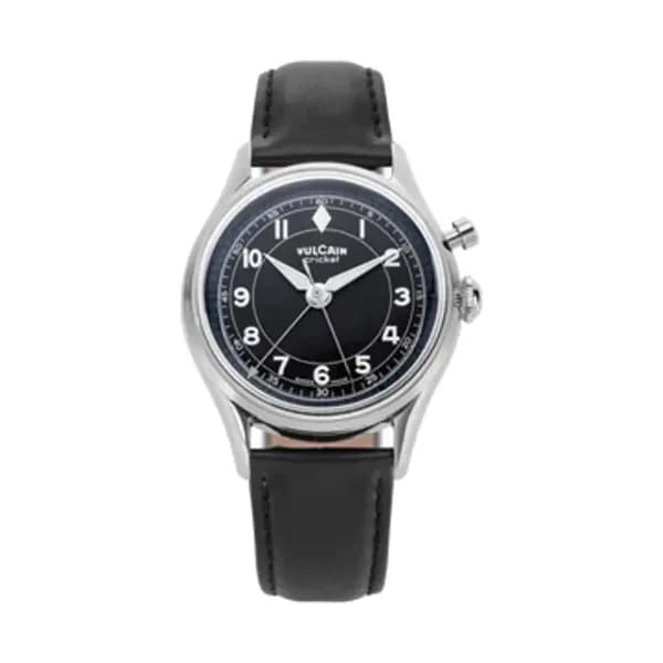 Vulcain Cricket Classique 36MM Black & White/Blue