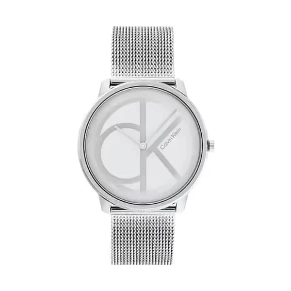 Calvin Klein Montre Cadran Gris Mixte Calvin Klein Acier 25200027