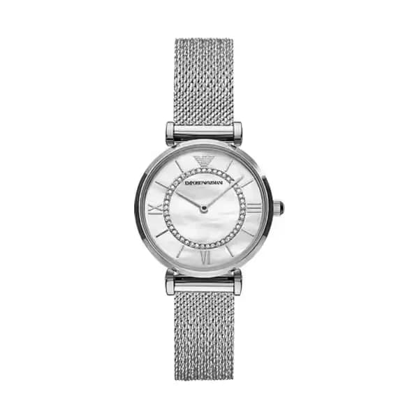 Emporio Armani Montre Analogique Femme Emporio Armani Acier Gris AR11319