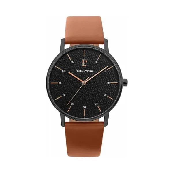 Pierre Lannier Montre Homme PIERRE LANNIER en Cuir Marron Etanche