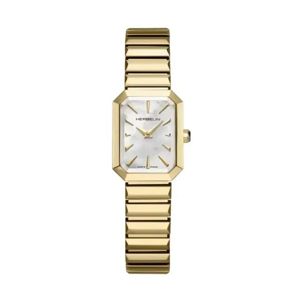 Michel Herbelin Montre Herbelin Collection Octognone en Acier et PVD Doré