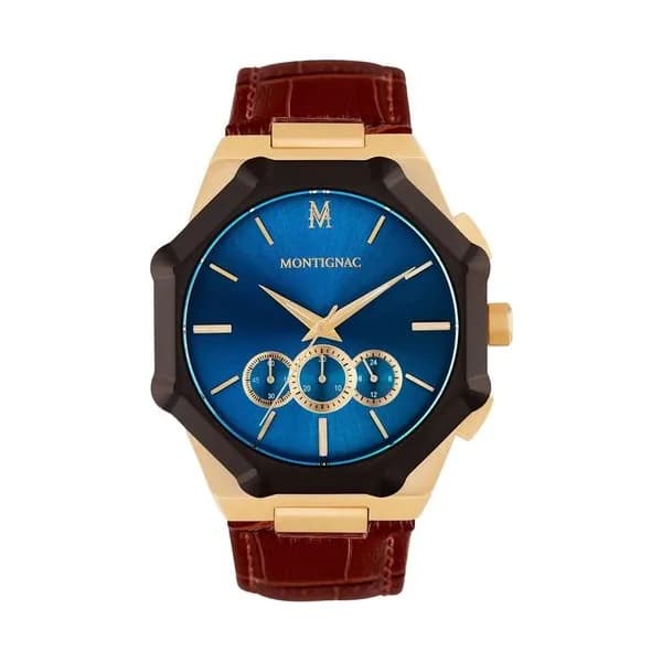 Montignac Montre Montignac en Cuir