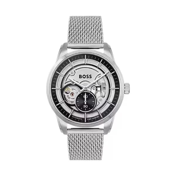 Hugo Boss Montre Analogique Homme Boss Acier Gris 1513945