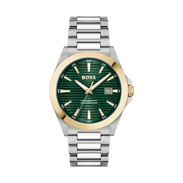 Hugo Boss Montre Boss Collection Strike en Acier Argenté