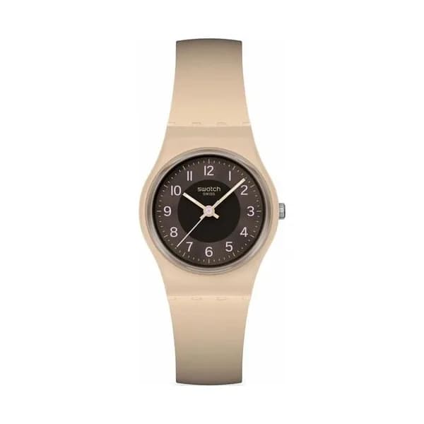 Swatch Montre Swatch Collection Espresso Charm en Silicone Marron