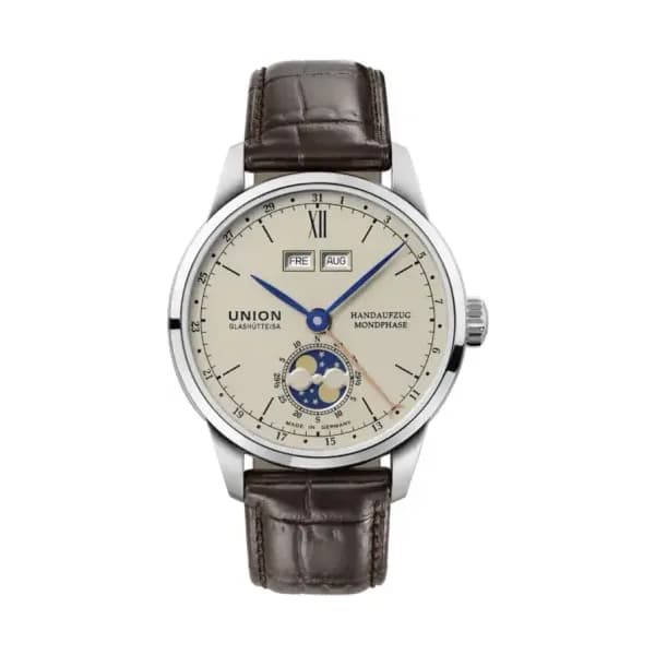 Union Glashütte Montre 1893 Johannes Dürrstein Double Moon PHASED007.458.16.039.00