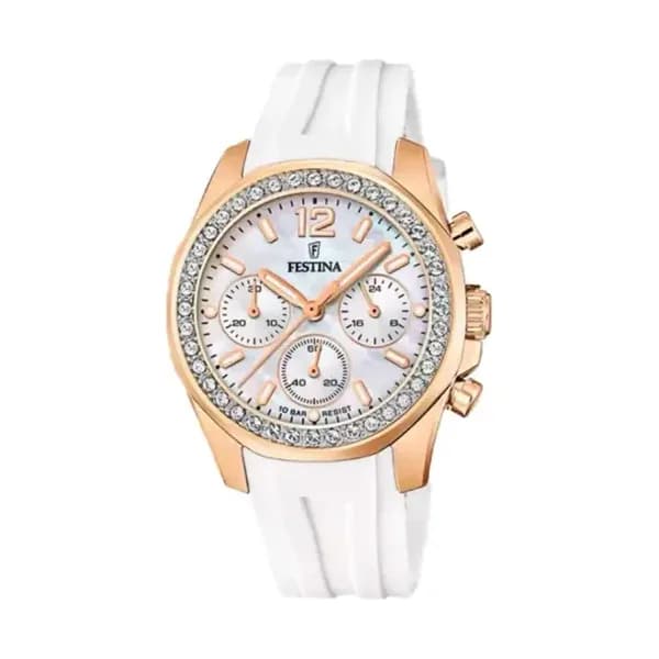 Festina Montre Boyfriend Rainbow Blanc F20611/1