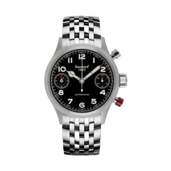 Hanhart Montre Hanhart Pioneer TwinDicator Automatique diamètre 45 mm- 730.210-6428