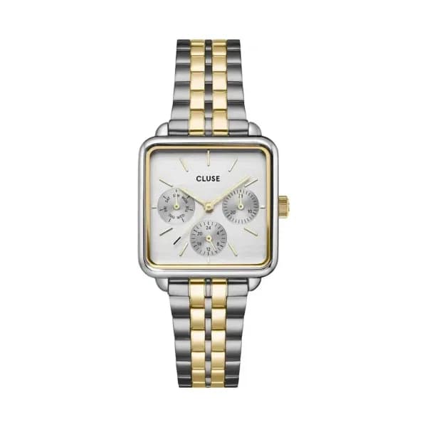 Cluse La Tétragone Multifunction Watch Steel, Two-Tone