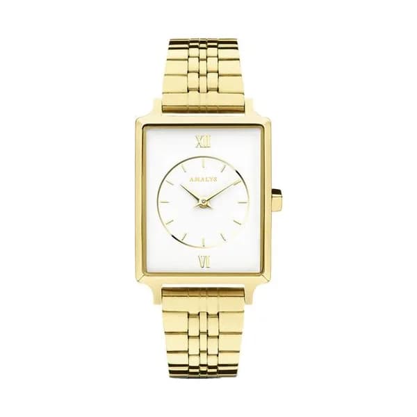 Amalys Montre Amalys Collection Hepburn en Acier et PVD Doré