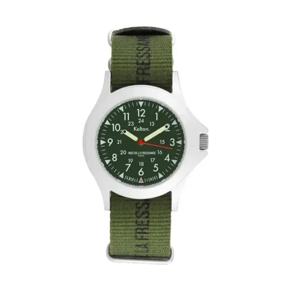 Kelton Montre Solaire Field Kaki X Ines de la Fressange 9124722
