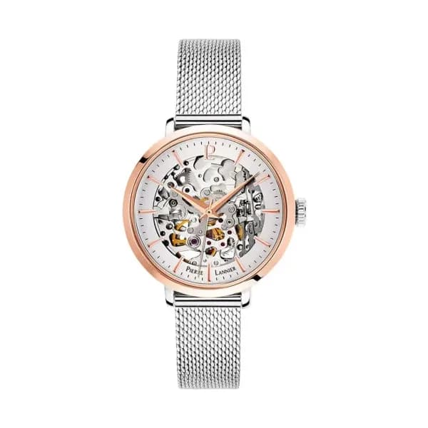 Pierre Lannier Montre Analogique Femme Pierre Lannier Acier Gris 312B628 - Cleor