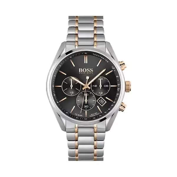 Hugo Boss Montre Homme BOSS BLACK SPORT LUX en Acier Bicolore