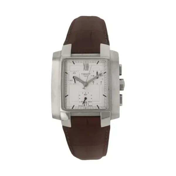 Daniel Gérard Montre Occasion Tissot TXL Chronographe Bracelet Cuir Brun
