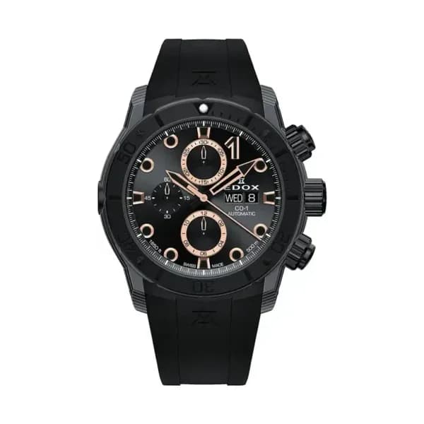 Edox Montre CO-1 Carbon Chronograph Automatic 01125-CCN-NR