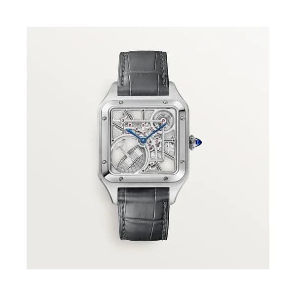 Cartier Montre squelette Santos-Dumont équipée d’un micro-rotor