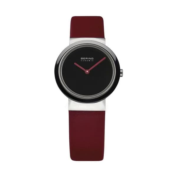 Bering Montre Bering en Cuir Rouge